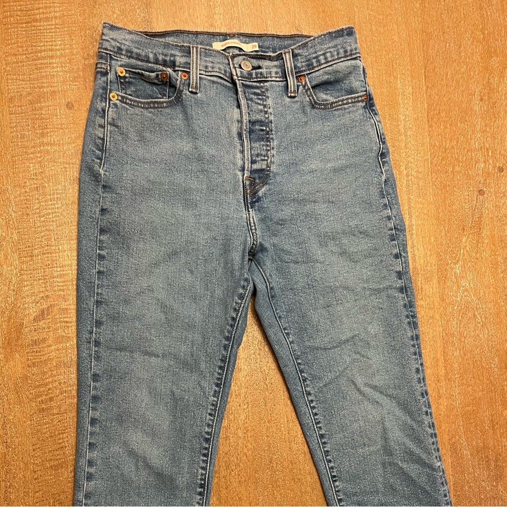 Levi Strauss-wedgie straight classic Blue Denim Jeans-Size 29